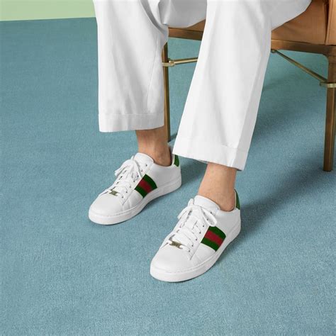 ace sneakers with gucci tennis|Gucci sneakers ace women.